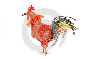 Decorative Beadwork Hen photo