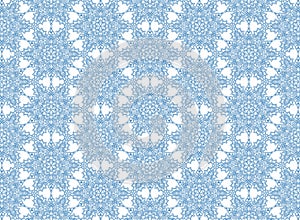 Decorative blue floral pattern background