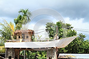 Decorative boat for celebration of entry of missionaries