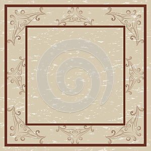 Decorative border and frame