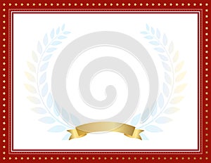 Decorative border and frame template in square shape, vintage frame design for certificate, diploma, voucher and greeting card