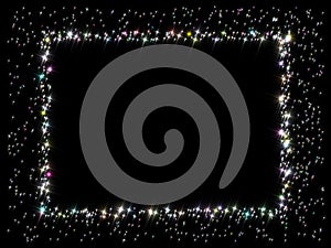 Decorative border stars