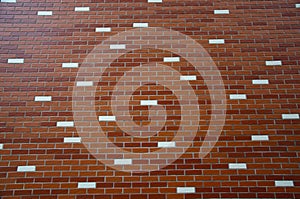 Decorative brick wall