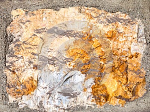 Decorative brick wall