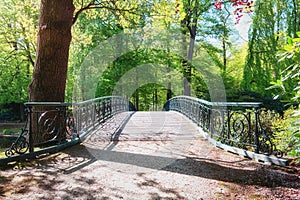 Decorative bridge in The Loo park