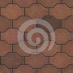 Decorative Brown Brick Pavers.