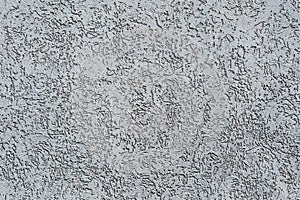 Decorative cement plaster texture background. Gray background facade plaster. Monolithic plaster decorative backdrop.