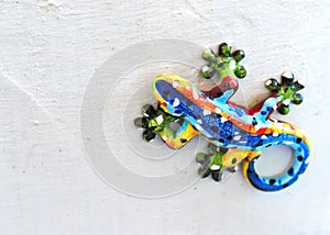 Decorative ceramic gecko