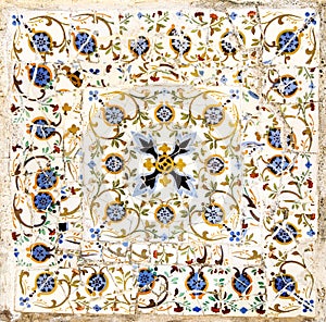 Decorative ceramic tiles