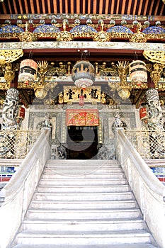 Decorative Chinese Clan House Entrance