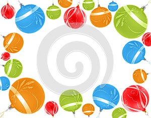 Decorative Christmas frame