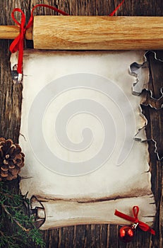 Decorative christmas frame background