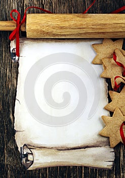 Decorative christmas frame background