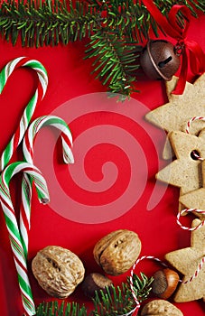 Decorative christmas frame background