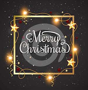 Decorative Christmas frame