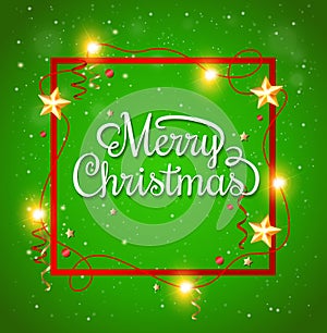 Decorative Christmas frame