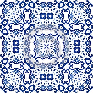 Decorative color ceramic azulejo tiles