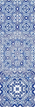 Decorative color ceramic azulejo tiles