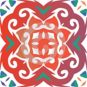 Decorative color ceramic talavera tiles