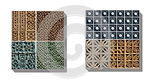 AI-Generated Decorative Wall Panel Designs