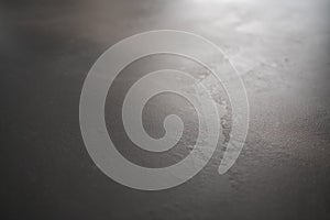 Decorative concrete floor with windowlight