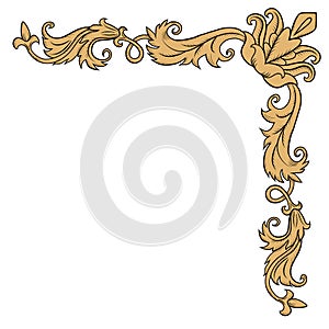 Decorative corner ornament