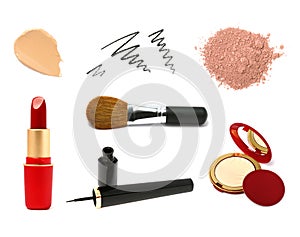 Decorative cosmetic product samples