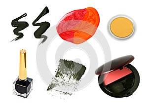 Decorative cosmetic product samples