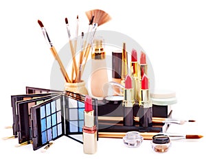 Decorative cosmetics for makeup.