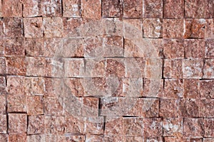 Decorative cubic stone wall background