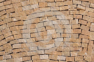 Decorative cubic stone wall background