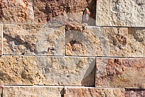 Decorative cubic stone wall background