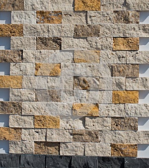 Decorative cubic stone wall background