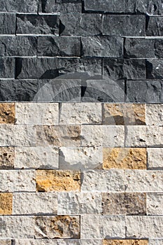 Decorative cubic stone wall background