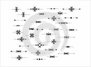 Decorative delimiter element