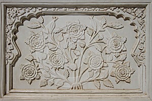 Decorative detail from Bibi Ka Maqbara