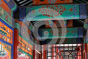 Decorative details in Forbidden City, 2018