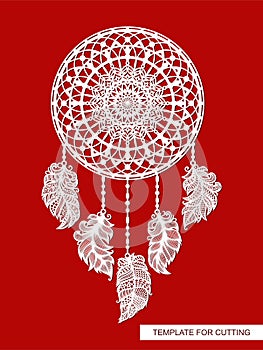 Decorative dream catcher.