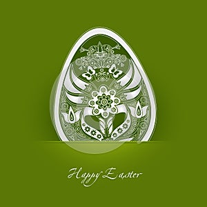 Decorative easter egg