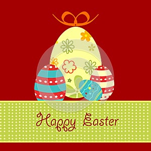 Decorative easter eggs