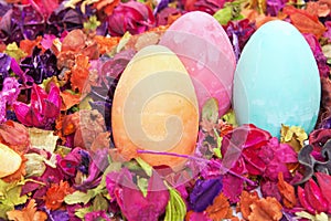 Decorative easter eggs