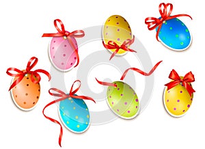 Decorative easter eggs.