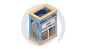 Decorative eid khutbah box