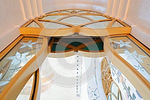 Decorative element in the Sheikh Zayed Grand Mosque