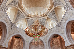 Decorative element in the Sheikh Zayed Grand Mosque