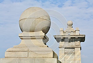 Decorative elements of the Andrew's Footbridge