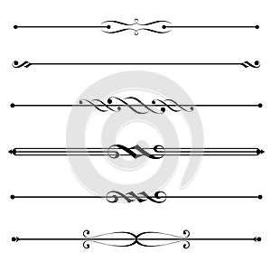 Decorative elements, border and page rules photo