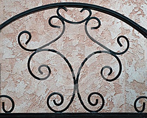 Decorative elements of forged fencing