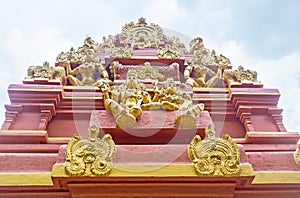 Decorative elements of Hindu Temple