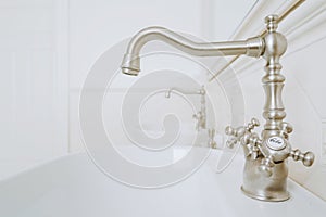 Decorative faucets in the bathroom